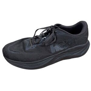 Hoka Rincon 3 Mens Running Shoes Black Lightweight Athletic Sneakers Size 9